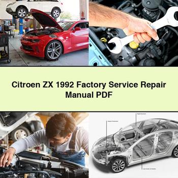 Citroen ZX 1992 Factory Service Repair Manual PDF Download - Click Image to Close