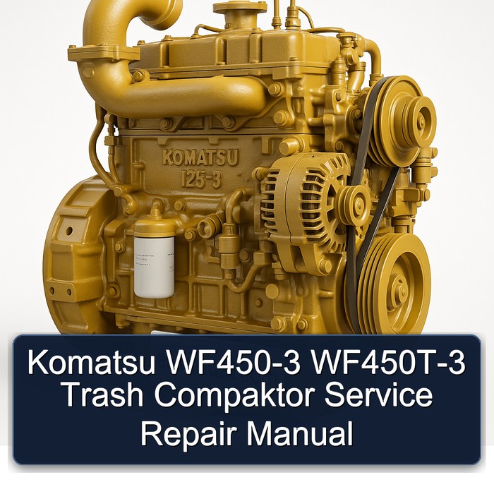 Komatsu WF450-3 WF450T-3 Trash Compaktor Service Repair Manual