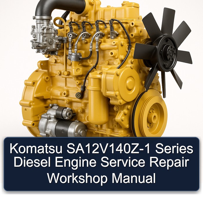 Komatsu SA12V140Z-1 Series Diesel Engine Service Repair Workshop Manual