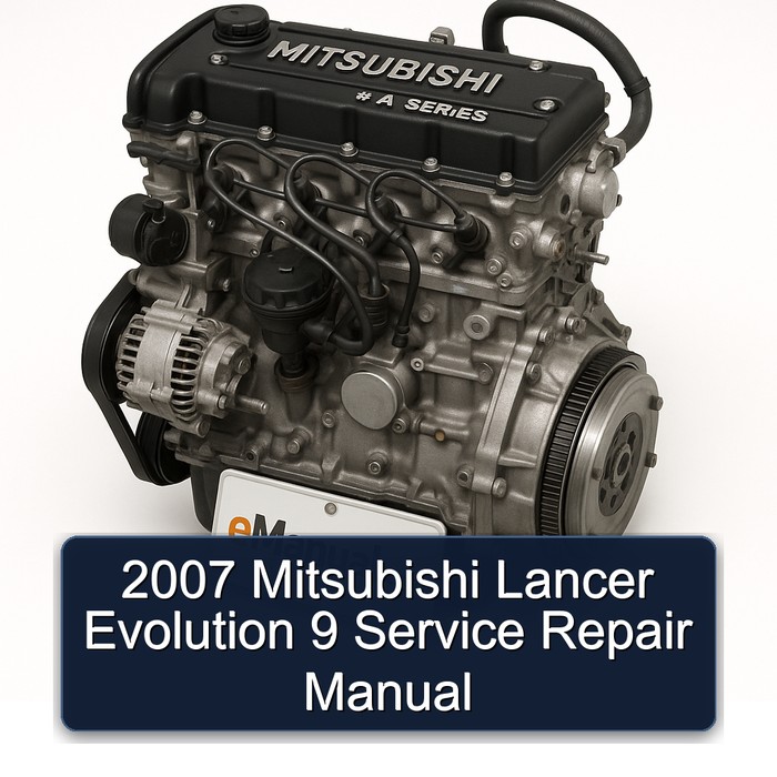 2007 Mitsubishi Lancer Evolution 9 Service Repair Manual