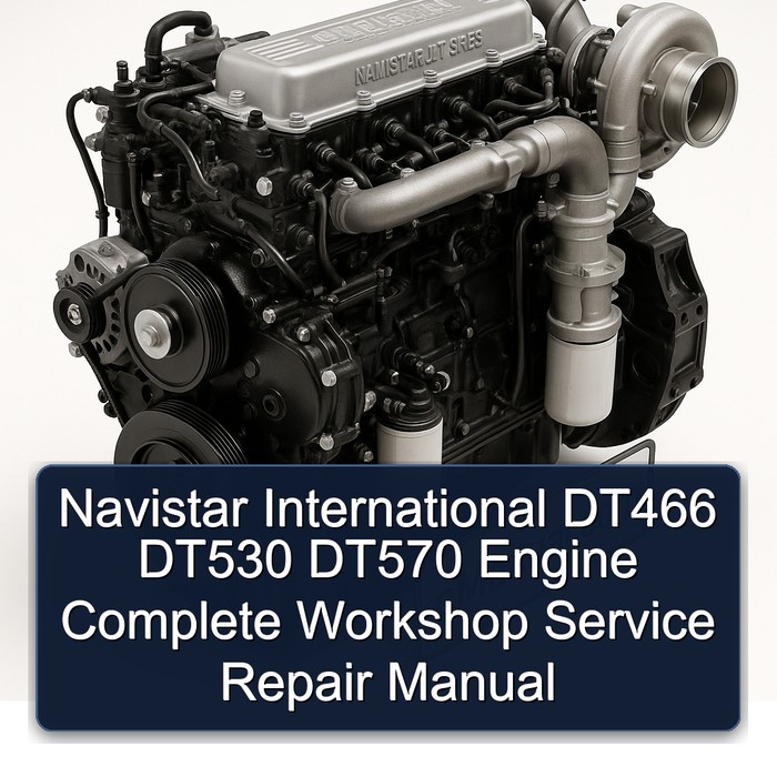 Navistar International DT466 DT530 DT570 Engine Complete Workshop Service Repair Manual