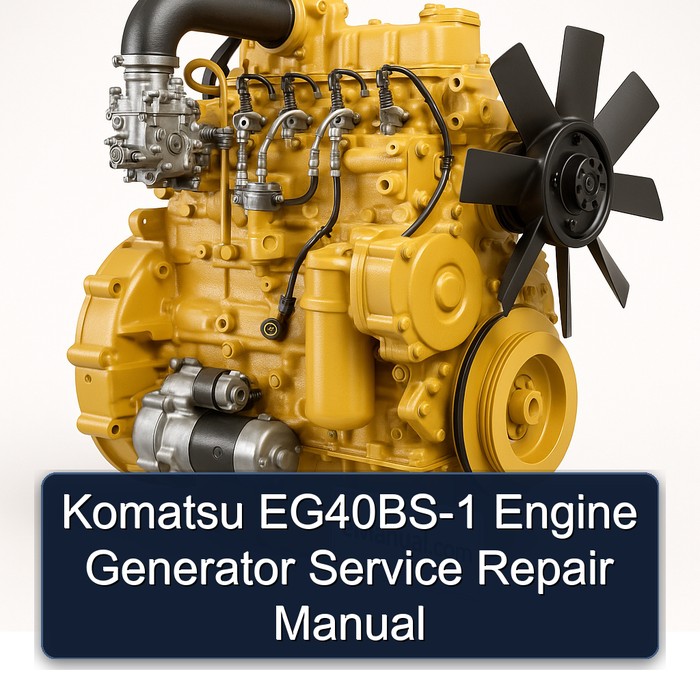 Komatsu EG40BS-1 Engine Generator Service Repair Manual