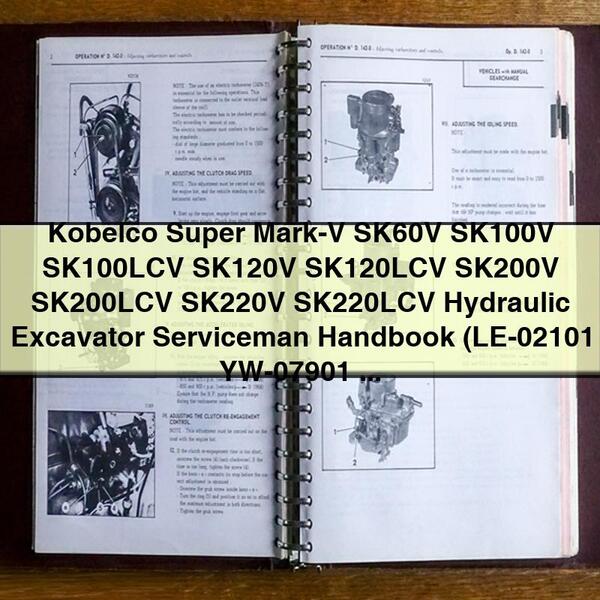 Kobelco Hydraulic Excavator Serviceman Handbook