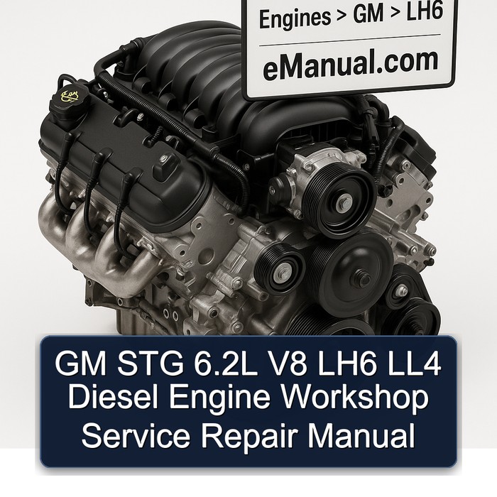 GM STG 6.2L V8 LH6 LL4 Diesel Engine Workshop Service Repair Manual