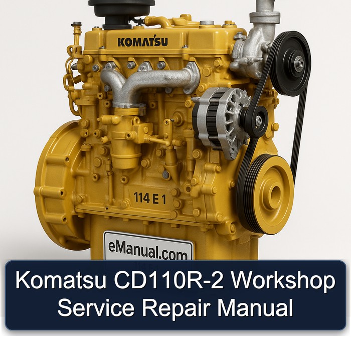 Komatsu CD110R-2 Workshop Service Repair Manual