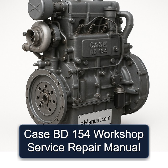 Case BD 154 Workshop Service Repair Manual