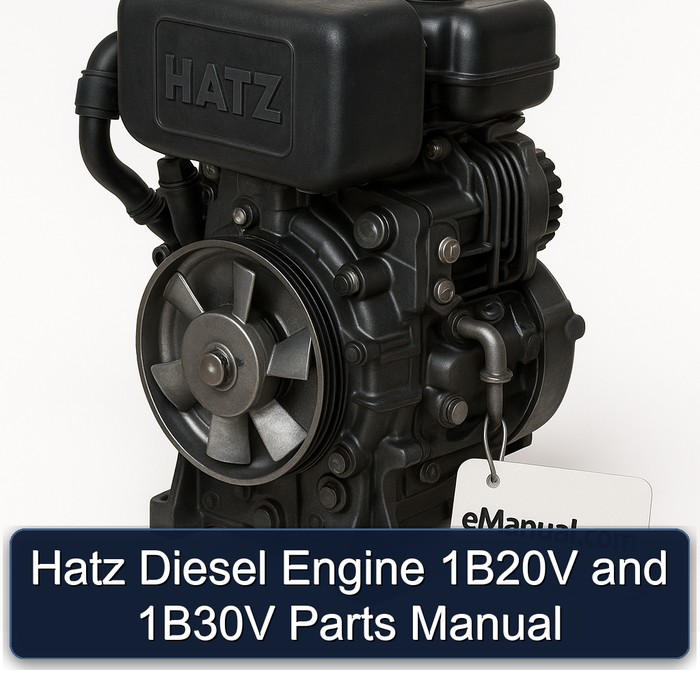 Hatz Diesel Engine 1B20V and 1B30V Parts Manual