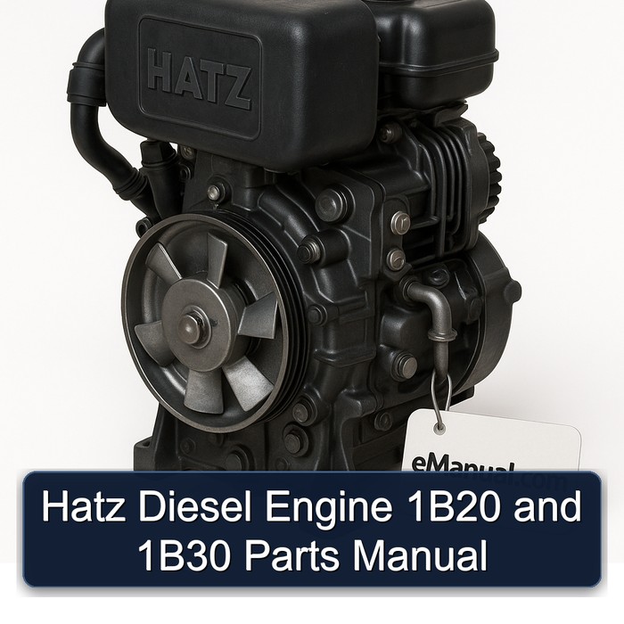 Hatz Diesel Engine 1B20 and 1B30 Parts Manual