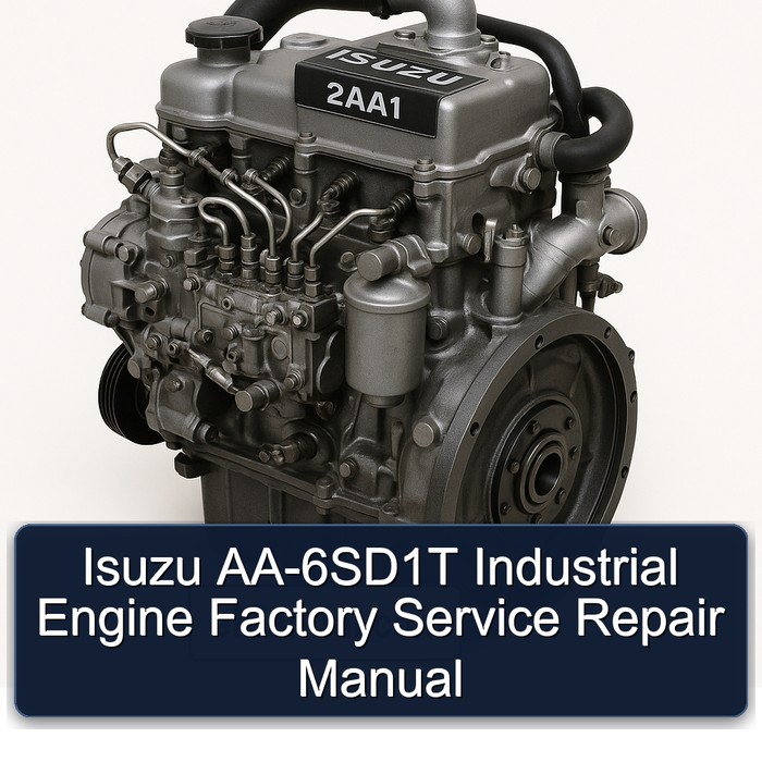 Isuzu AA-6SD1T Industrial Engine Factory Service Repair Manual