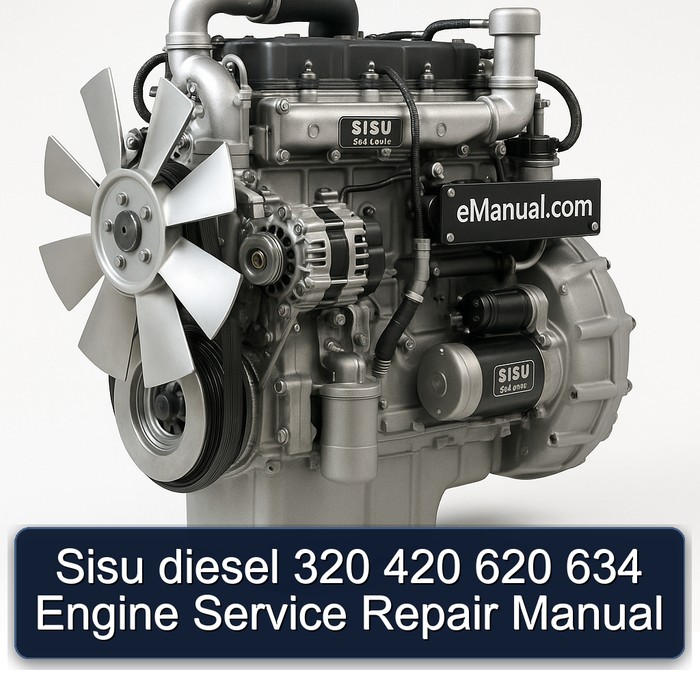 Sisu diesel 320 420 620 634 Engine Service Repair Manual