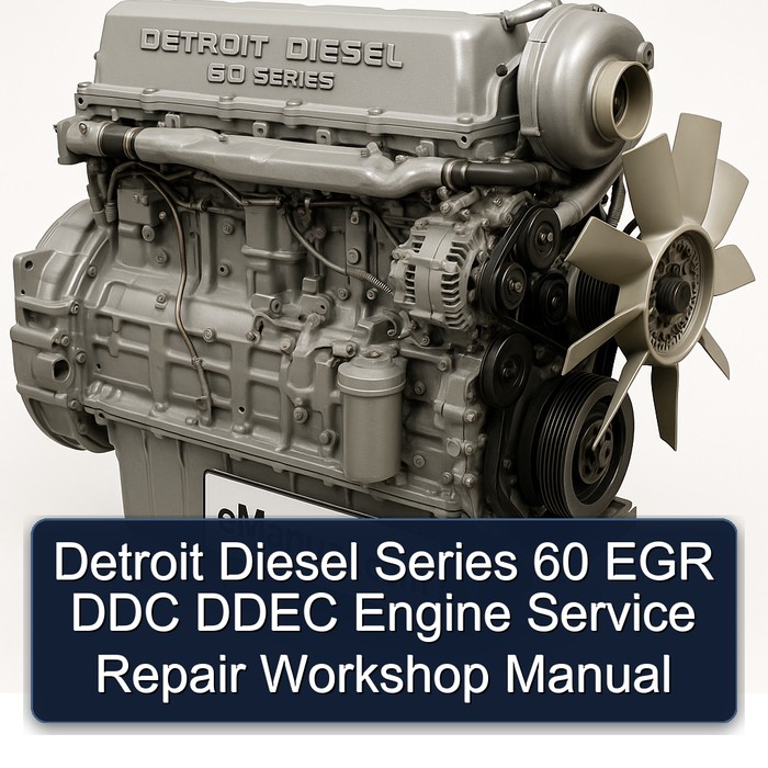 Detroit Diesel Series 60 EGR DDC DDEC Engine Service Repair Workshop Manual