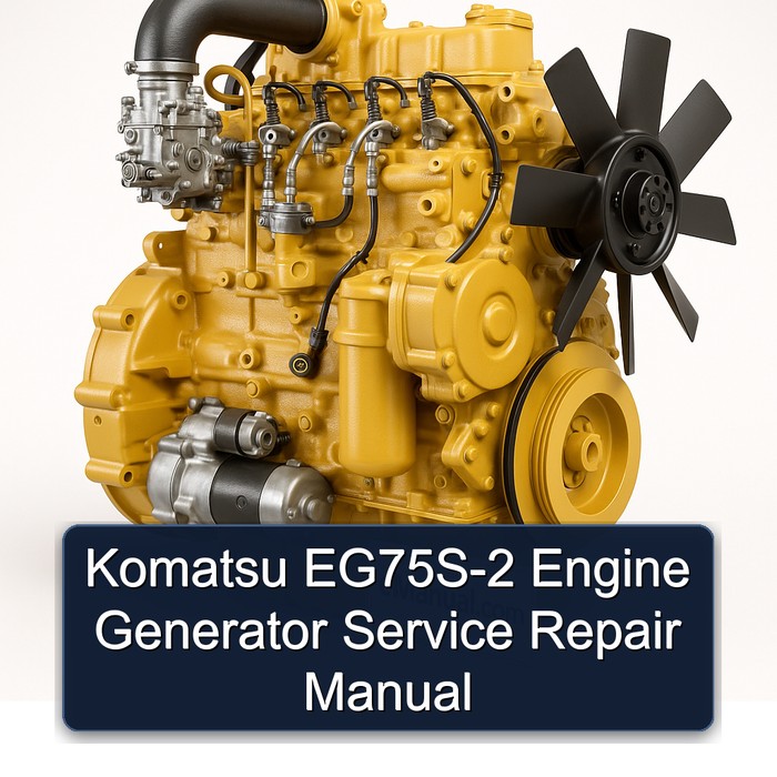 Komatsu EG75S-2 Engine Generator Service Repair Manual