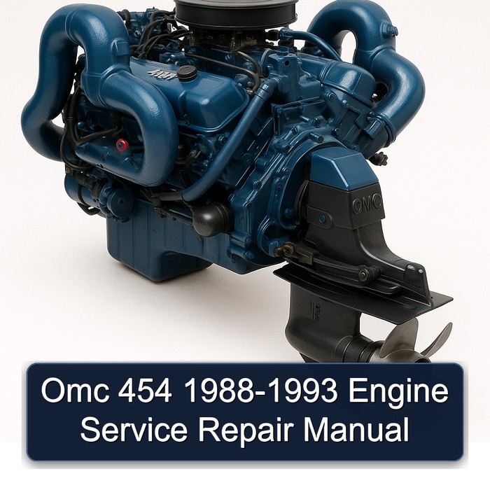 Omc 454 1988-1993 Engine Service Repair Manual