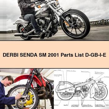 DERBI SENDA SM 2001 Parts List D-GB-I-E - Click Image to Close