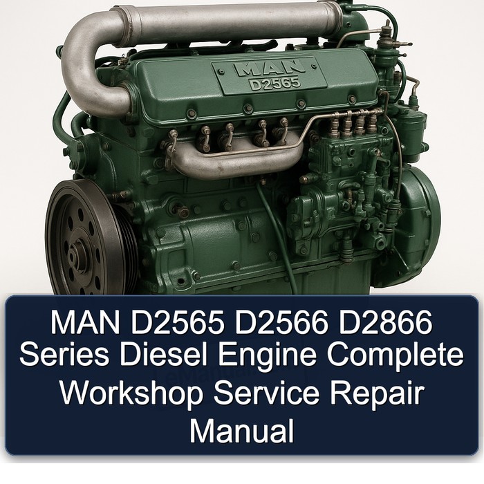 MAN D2565 D2566 D2866 Series Diesel Engine Complete Workshop Service Repair Manual