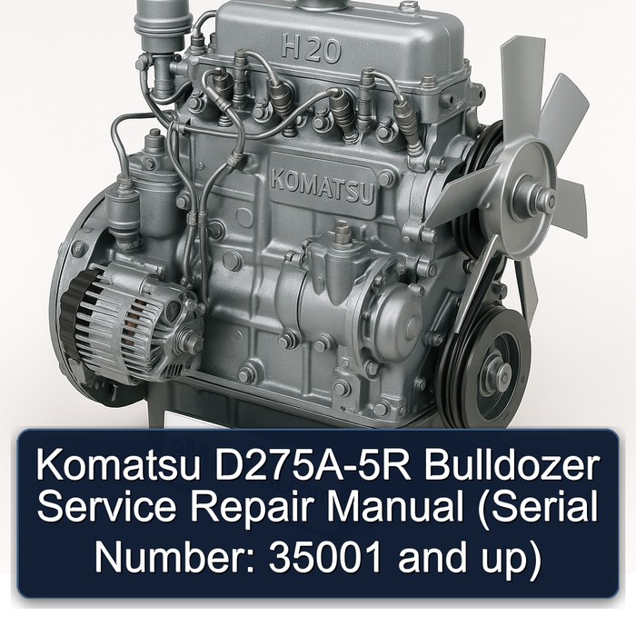 Komatsu D275A-5R Bulldozer Service Repair Manual (Serial Number: 35001 and up)