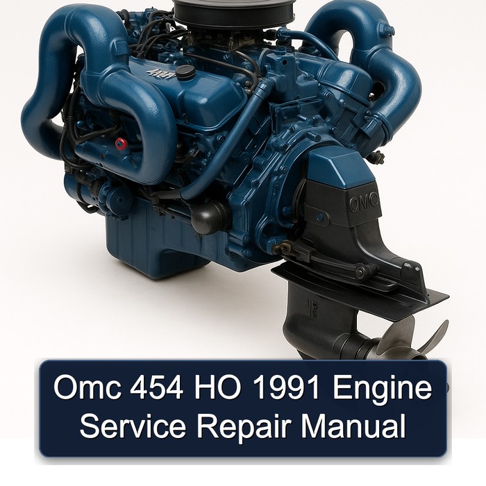 Omc 454 HO 1991 Engine Service Repair Manual