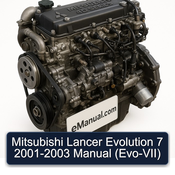 Mitsubishi Lancer Evolution 7 2001-2003 Manual (Evo-VII)