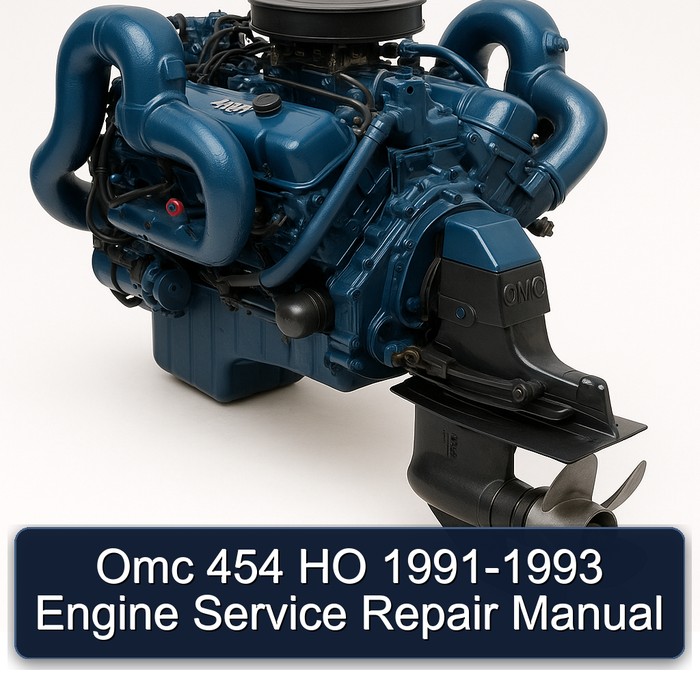 Omc 454 HO 1991-1993 Engine Service Repair Manual