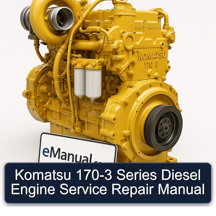 Komatsu 170-3 Series Diesel Engine Service Repair Manual