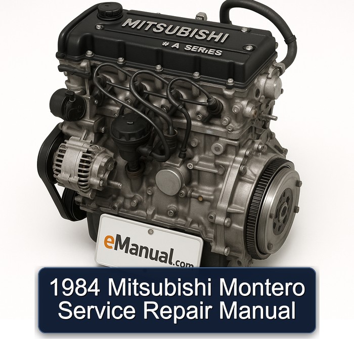 1984 Mitsubishi Montero Service Repair Manual