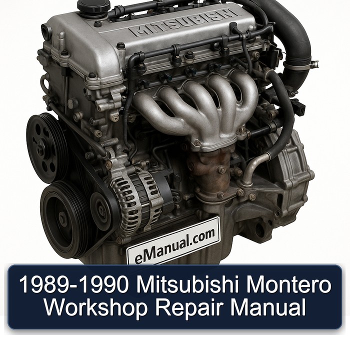 1989-1990 Mitsubishi Montero Workshop Repair Manual