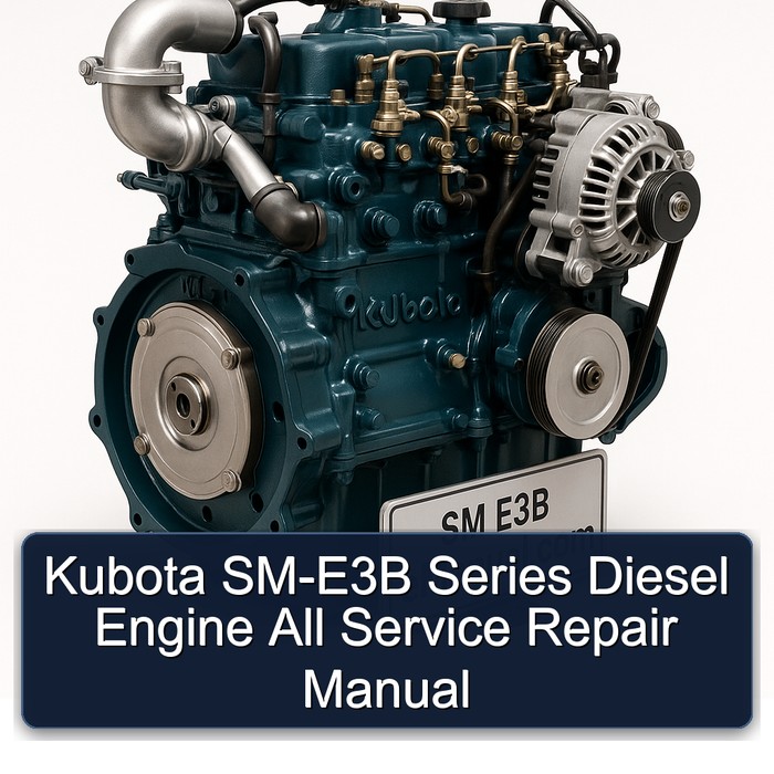 Kubota SM-E3B Series Diesel Engine All Service Repair Manual