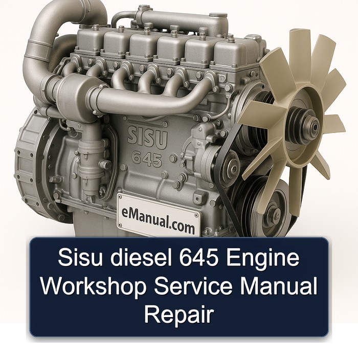 Sisu diesel 645 Engine Workshop Service Manual Repair
