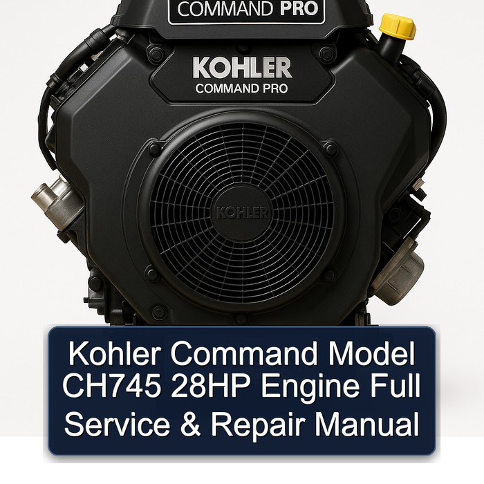Kohler Command Model CH745 28HP Engine Full Manual de servicio y reparación