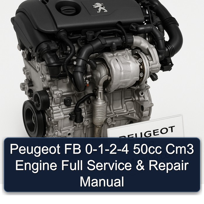 Peugeot FB 0-1-2-4 50cc Cm3 Engine Full Service & Repair Manual