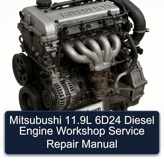 Mitsubushi 11.9L 6D24 Diesel Engine Workshop Service Repair Manual