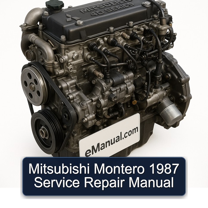 Mitsubishi Montero 1987 Service Repair Manual