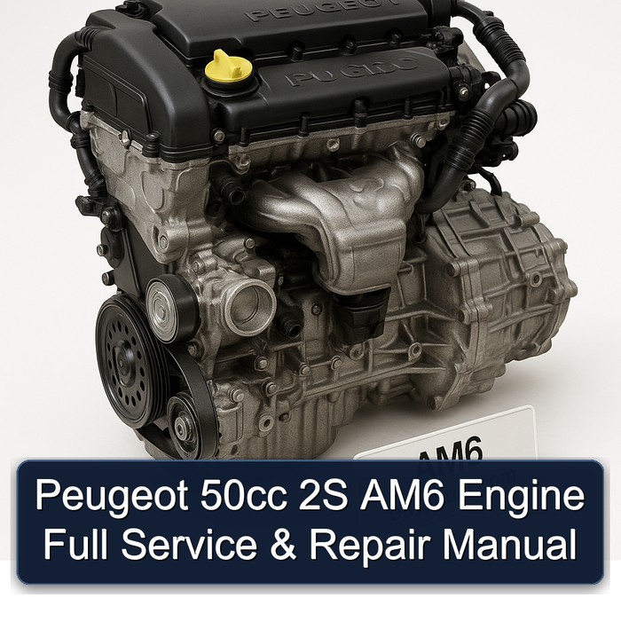Peugeot 50cc 2S AM6 Engine Full Service & Repair Manual