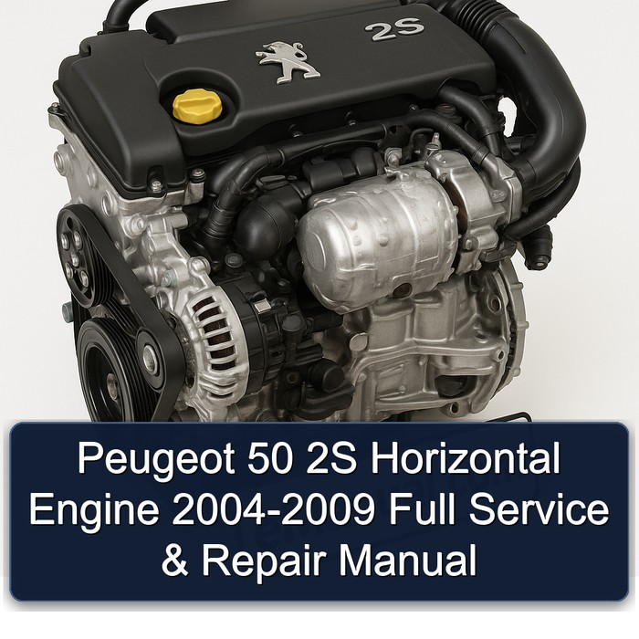 Peugeot 50 2S Horizontal Engine 2004-2009 Full Service & Repair Manual