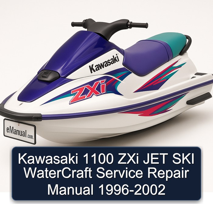 Kawasaki 1100 ZXi JET SKI WaterCraft Service Repair Manual 1996-2002