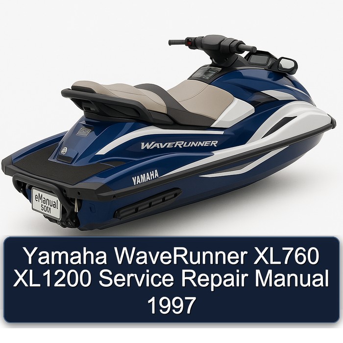 Yamaha WaveRunner XL760 XL1200 Service Repair Manual 1997