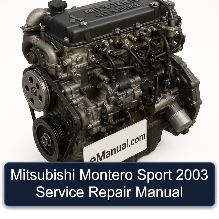 Mitsubishi Montero Sport 2003 Service Repair Manual