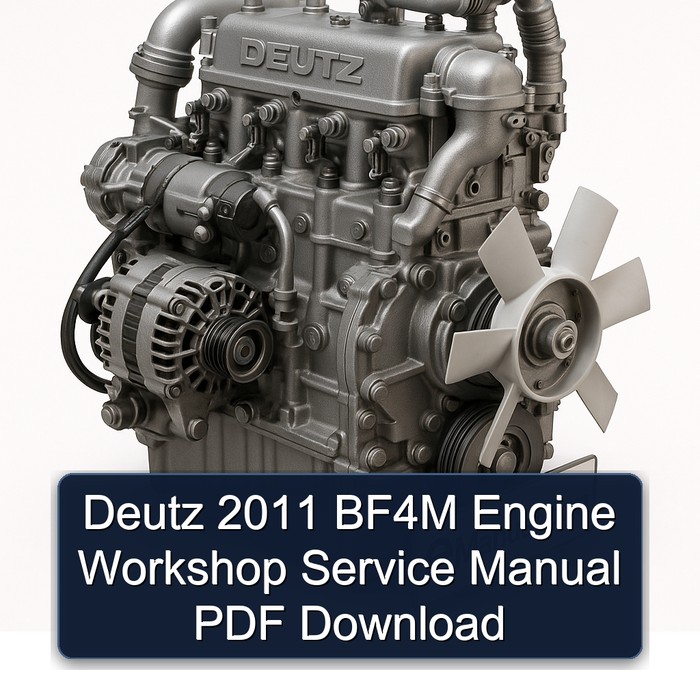 Deutz 2011 BF4M Engine Workshop Service Manual PDF Download