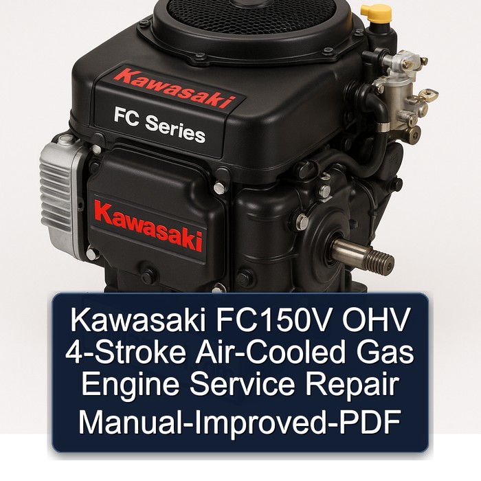 Kawasaki FC150V OHV 4-Stroke Air-Cooled Gas Engine Service Repair Manual-Improved-PDF
