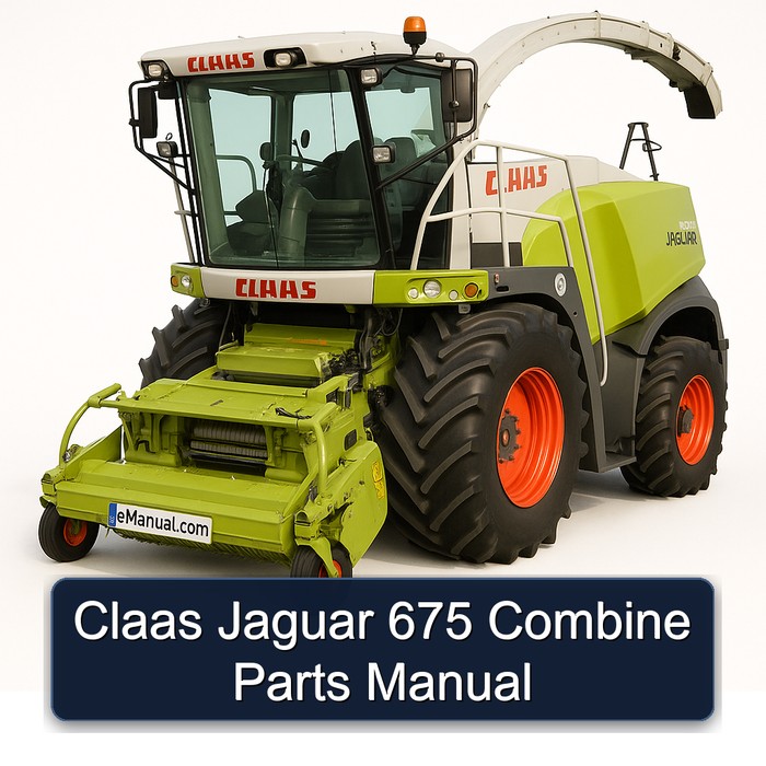 Claas Jaguar 675 Combine Parts Manual