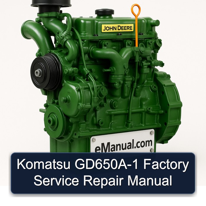 Komatsu GD650A-1 Factory Service Repair Manual