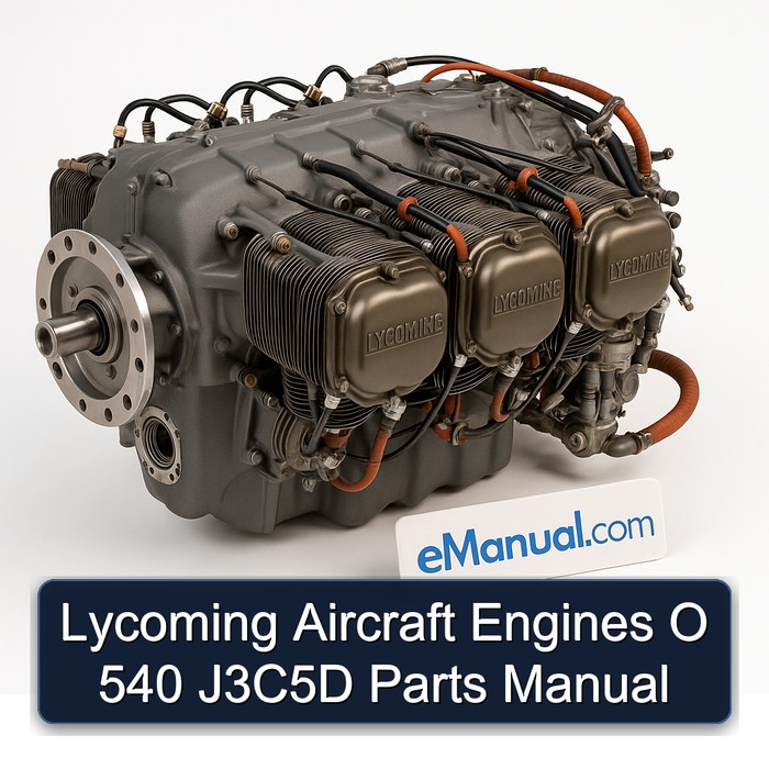 Lycoming Aircraft Engines O 540 J3C5D Parts Manual