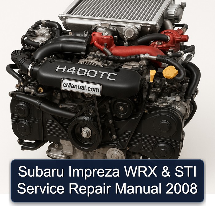 Subaru Impreza WRX & STI Service Repair Manual 2008