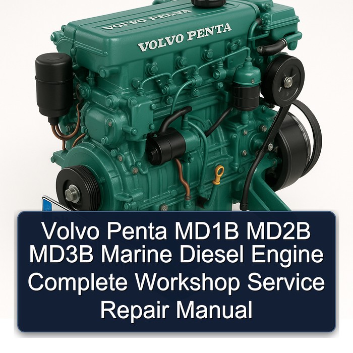 Volvo Penta MD1B MD2B MD3B Marine Diesel Engine Complete Workshop Service Repair Manual