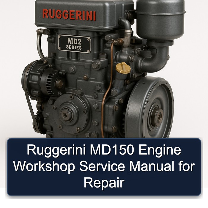 Ruggerini MD150 Engine Workshop Service Manual for Repair