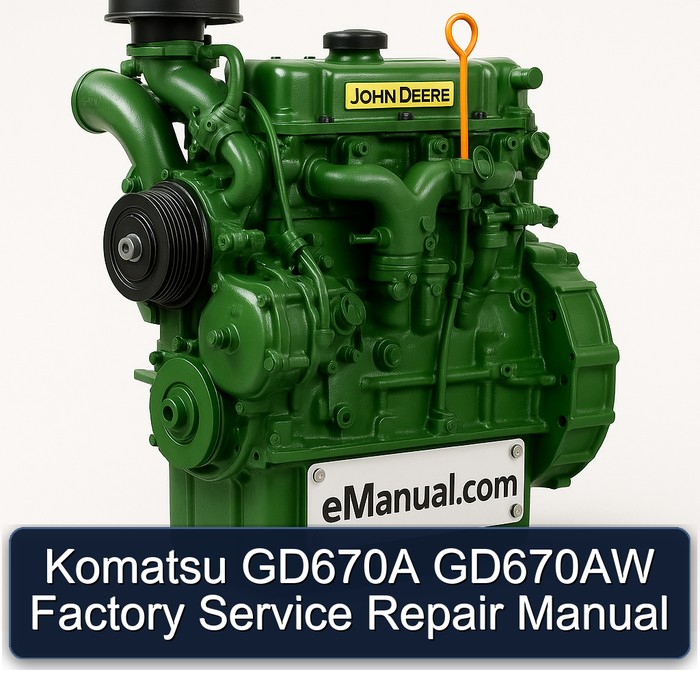 Komatsu GD670A GD670AW Factory Service Repair Manual