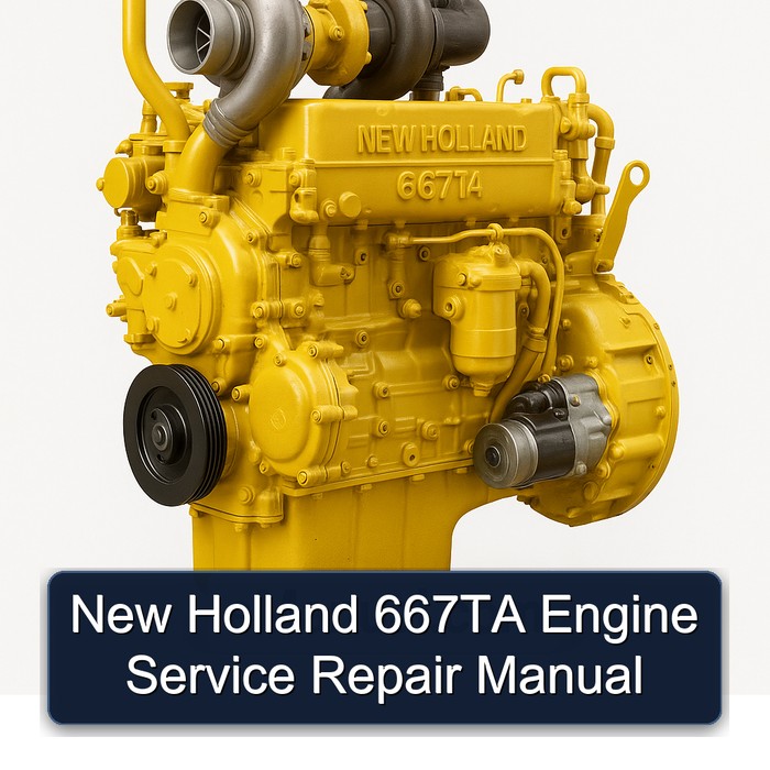 New Holland 667TA Engine Service Repair Manual