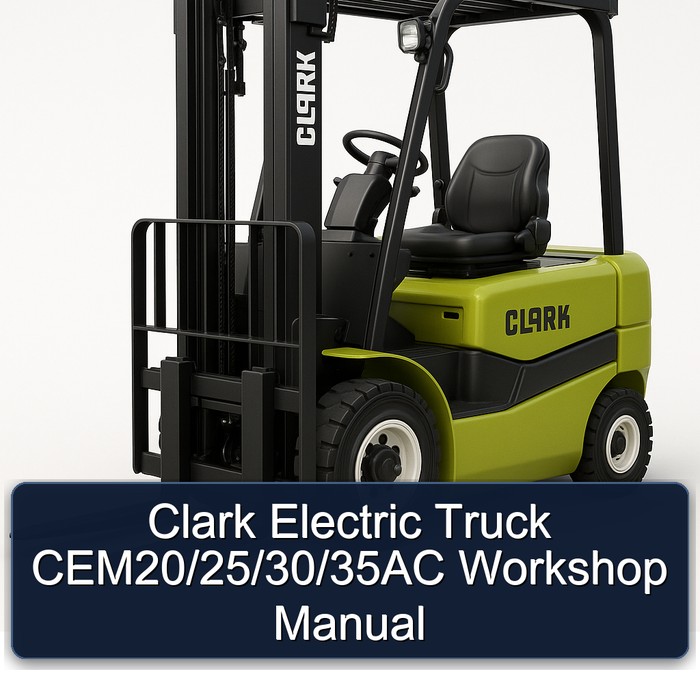 Clark Electric Truck CEM20/25/30/35AC Workshop Manual