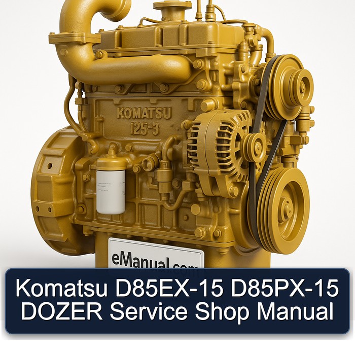 Komatsu D85EX-15 D85PX-15 DOZER Service Shop Manual