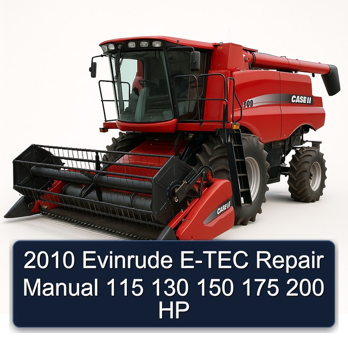 2010 Evinrude E-TEC Repair Manual 115 130 150 175 200 HP